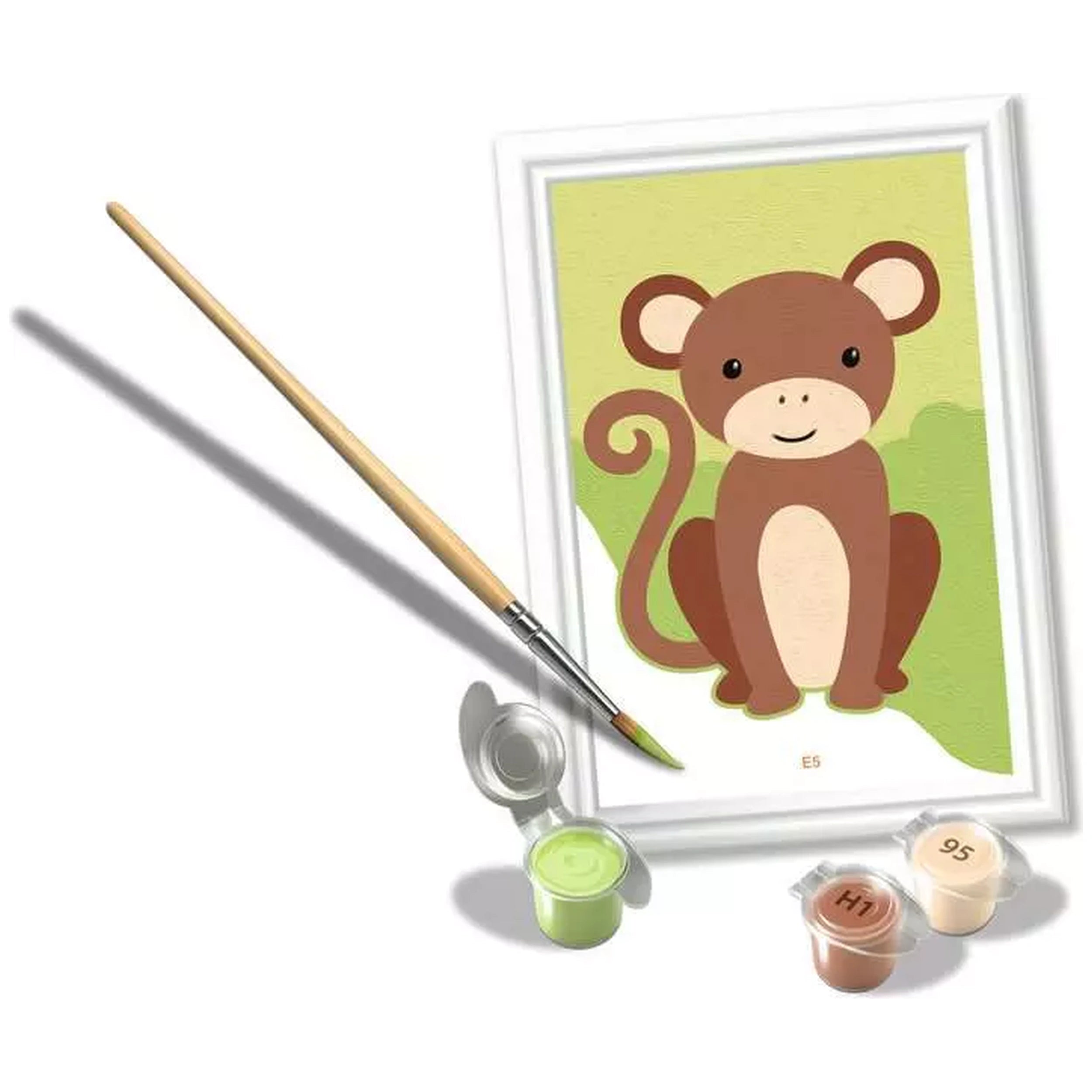 Ravensburger - CreArt Animaux Sauvages Singe - Loisirs Créatifs