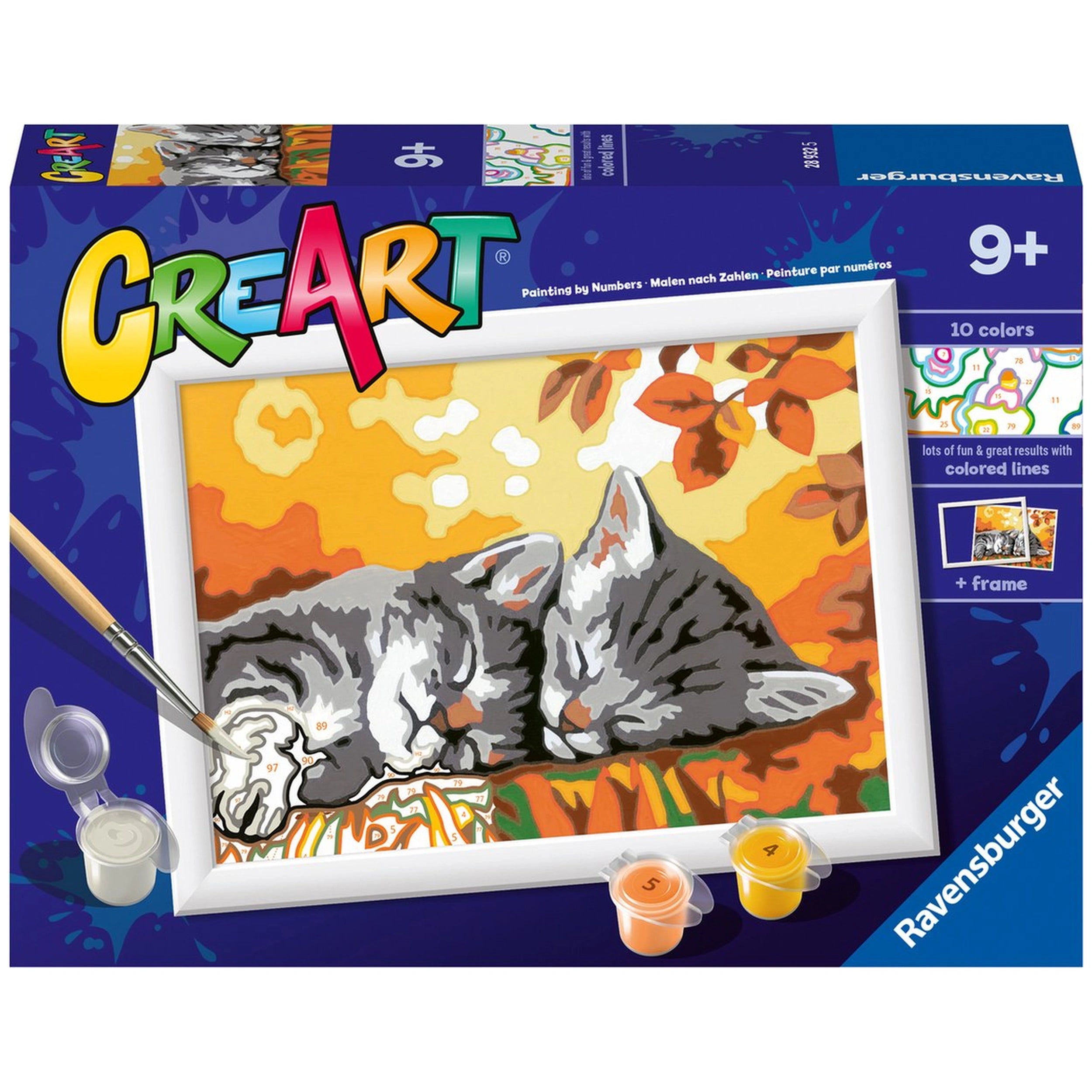 Ravensburger - Creart Autumn Kitties - Painting By Numbers - Arts & Crafts