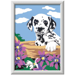 Ravensburger - Creart Dalmatien avec des fleurs - Peinture par numéros - Arts et loisirs créatifs