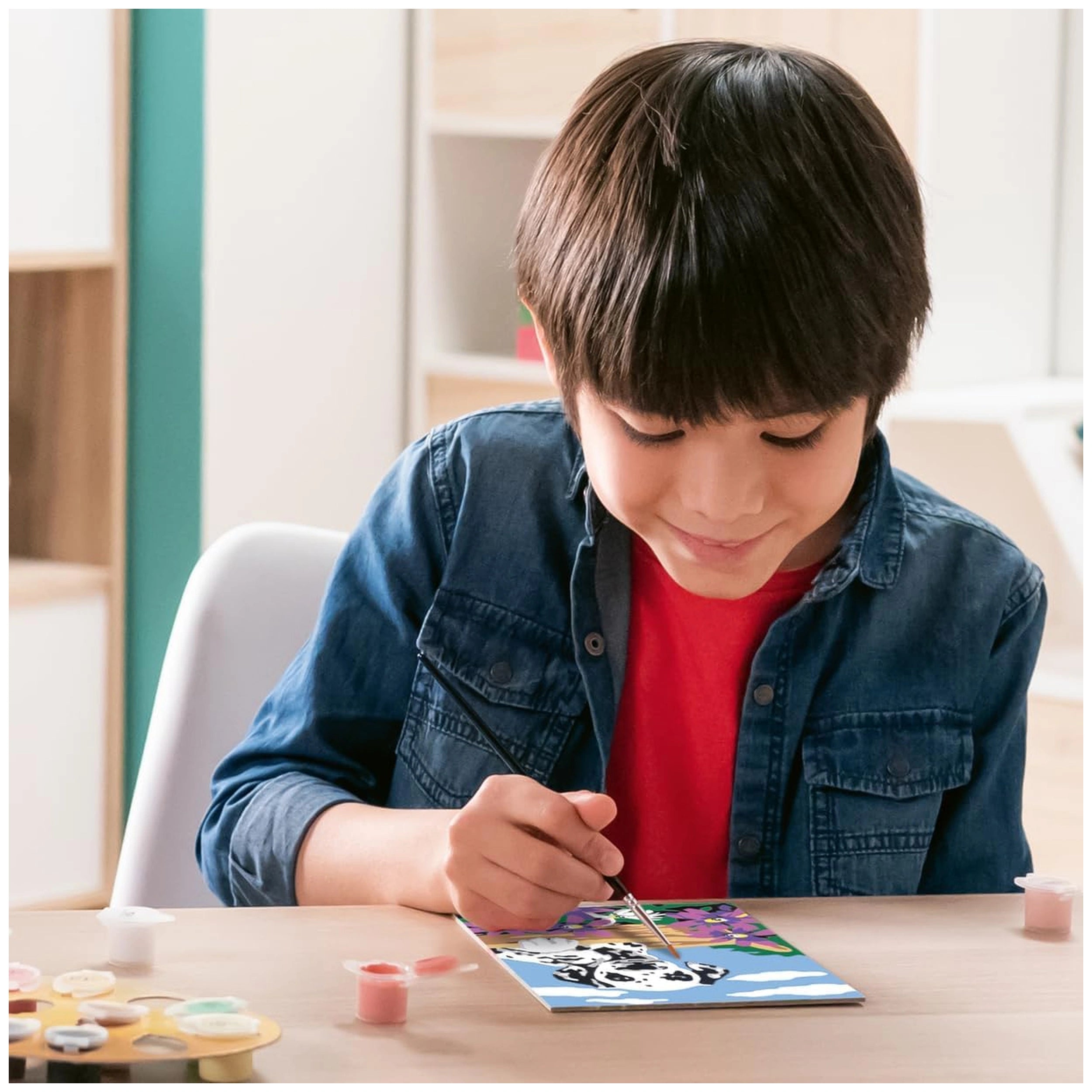 Ravensburger - Creart Dalmatien avec des fleurs - Peinture par numéros - Arts et loisirs créatifs