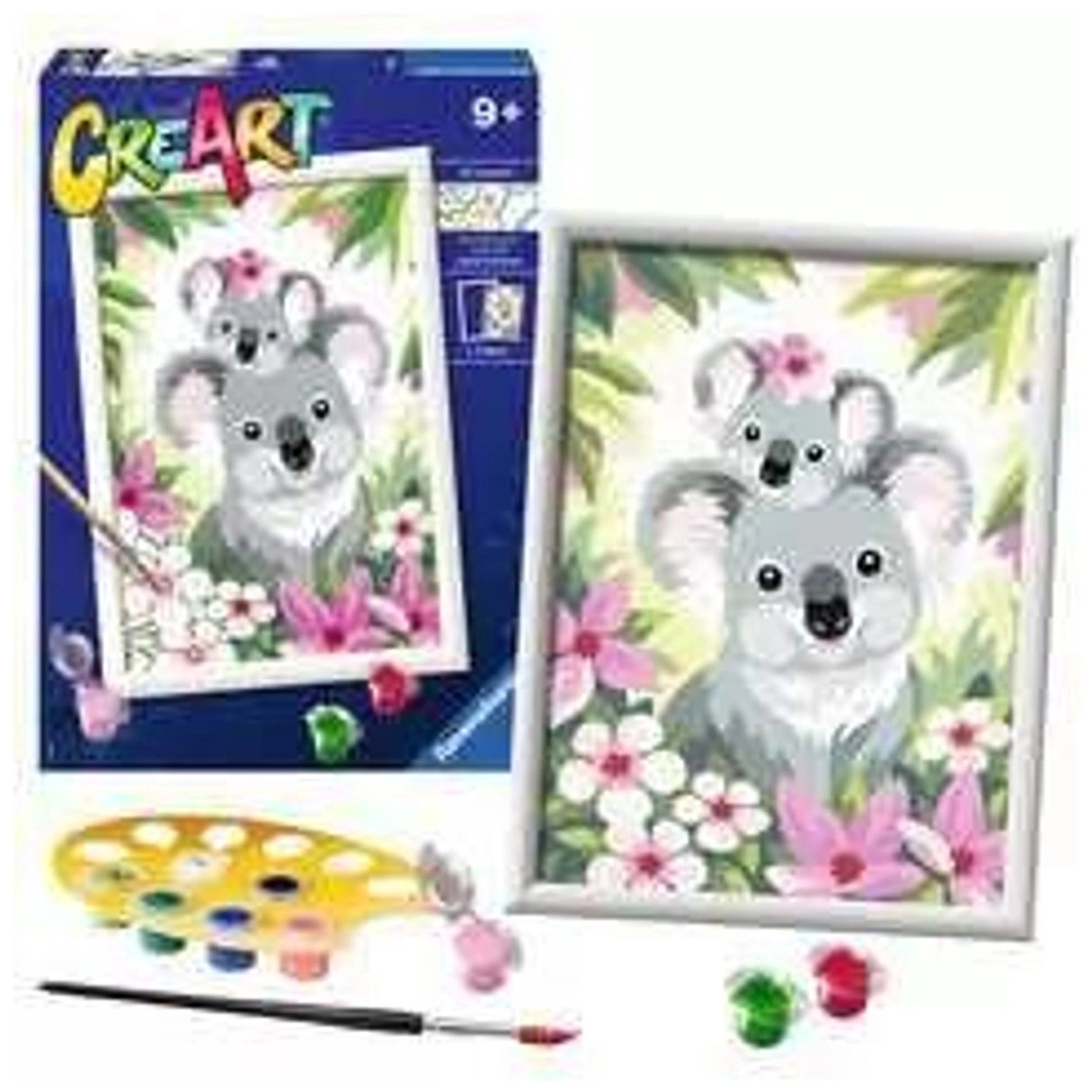 Ravensburger - Creart Koala Cuties - Painting By Numbers - Arts & Crafts