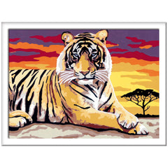 Ravensburger - Creart Majestic Tiger - Painting By Numbers - Arts & Crafts