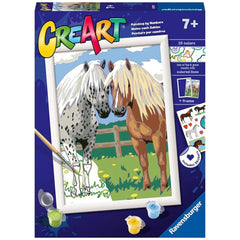 Ravensburger - Creart Pair Of Horses - Painting By Numbers - Arts & Crafts