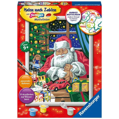 Ravensburger - Creart L'Atelier du Père Noël - Peinture par Numéros - Arts et Métiers