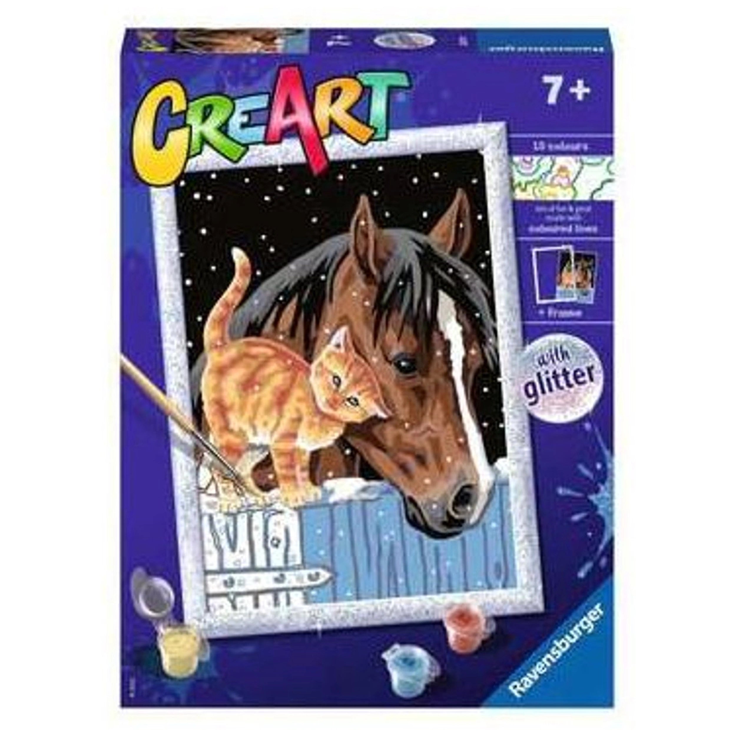Ravensburger - Creart Stable Friends - Painting By Numbers - Arts & Crafts