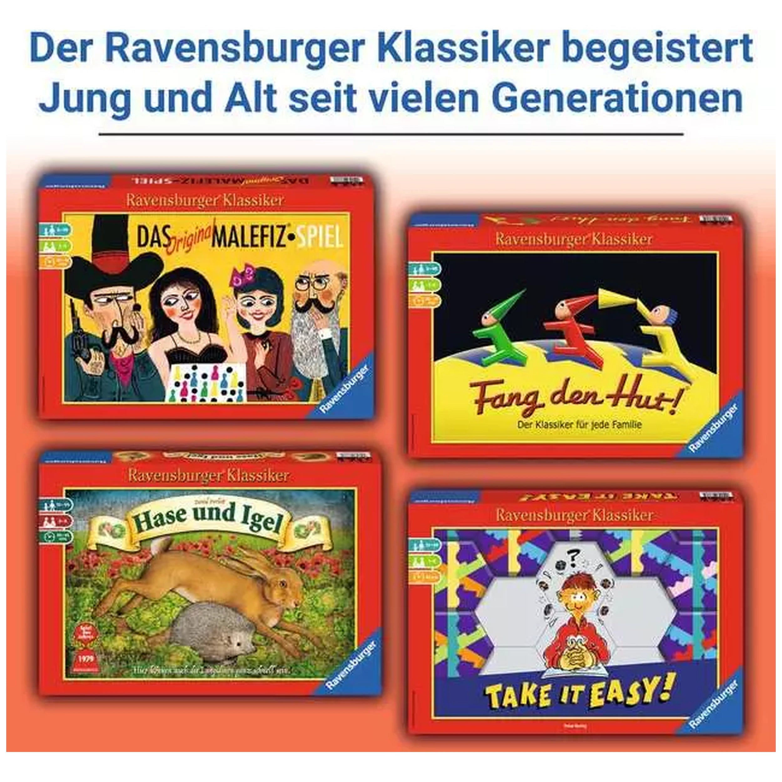 Ravensburger - Das Original Malefiz-Spiel - Board Game - German Edition