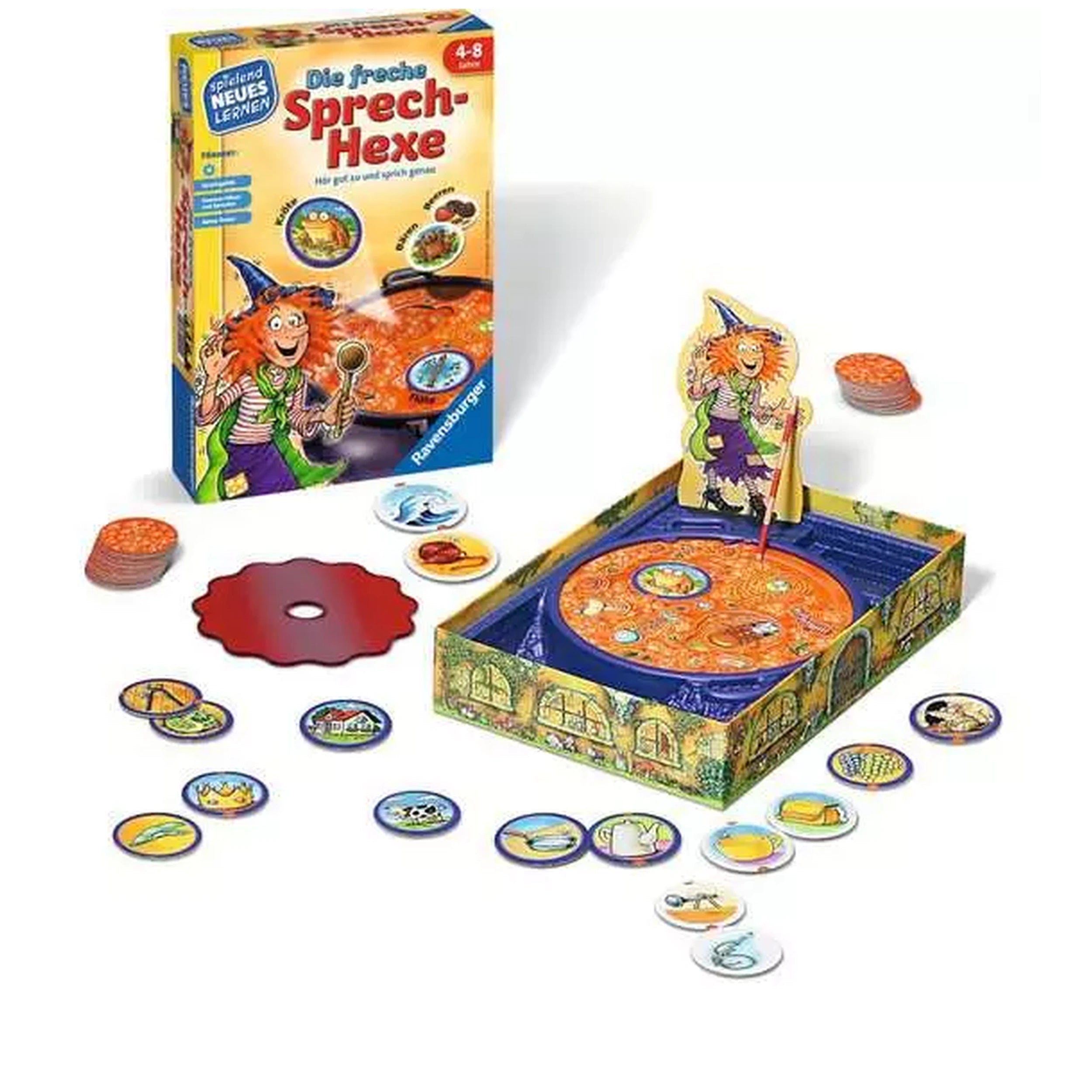 Ravensburger - La Sorcière Bavarde - Jeu de Société - Édition Allemande