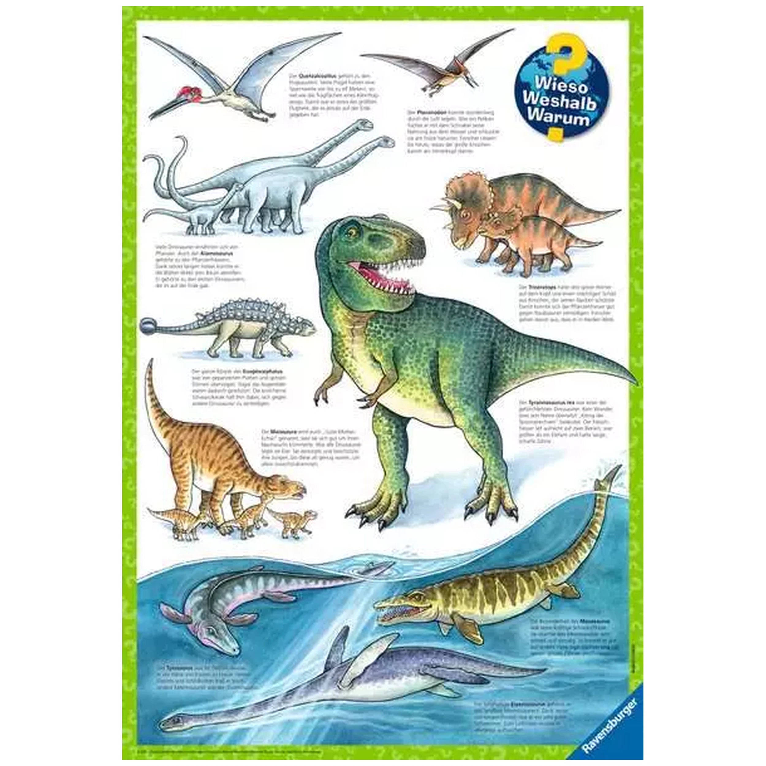 Ravensburger - Dinosaures - Leurs Habitats - 2x24 Pièces - Puzzles