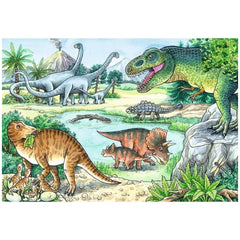 Ravensburger - Dinosaures - Leurs Habitats - 2x24 Pièces - Puzzles