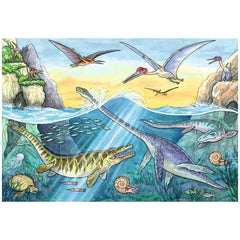 Ravensburger - Dinosaures - Leurs Habitats - 2x24 Pièces - Puzzles