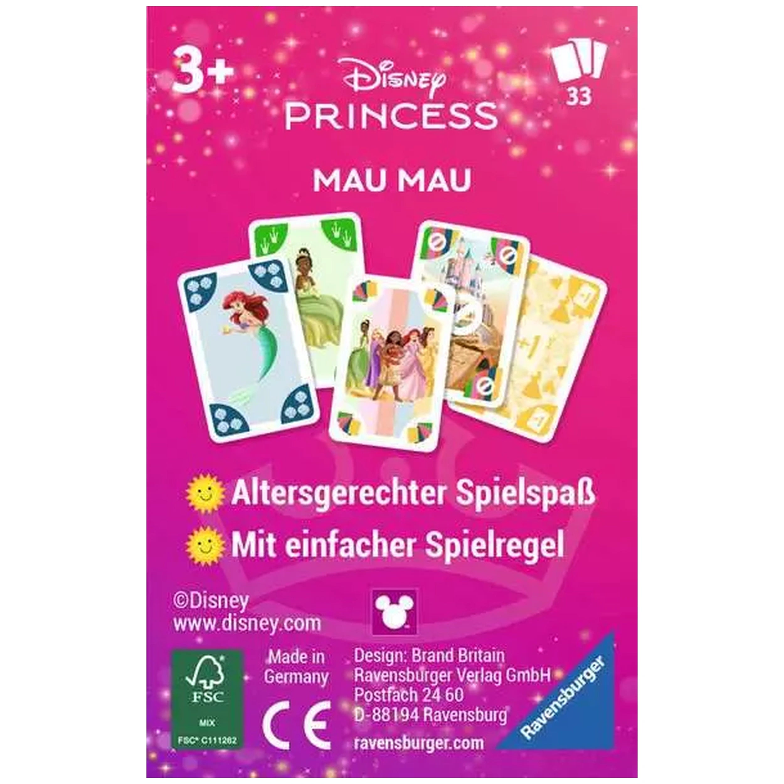 Ravensburger - Disney Princess Mau Mau - Board Games