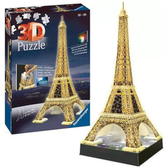 Ravensburger - Tour Eiffel de Nuit - 216 Pièces - Puzzles 3D