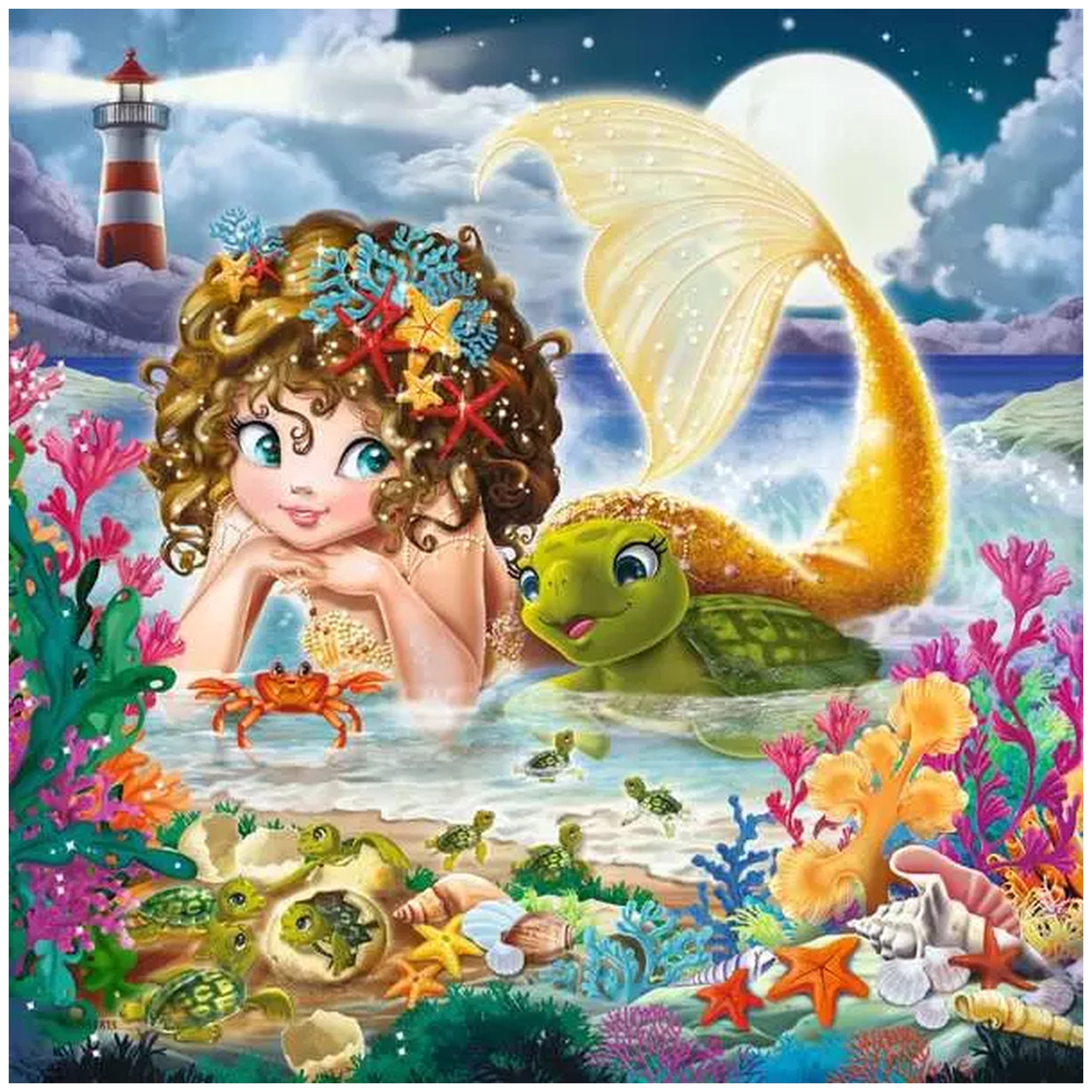 Ravensburger - Enchanting Mermaids - 3x49 Pieces - Puzzles