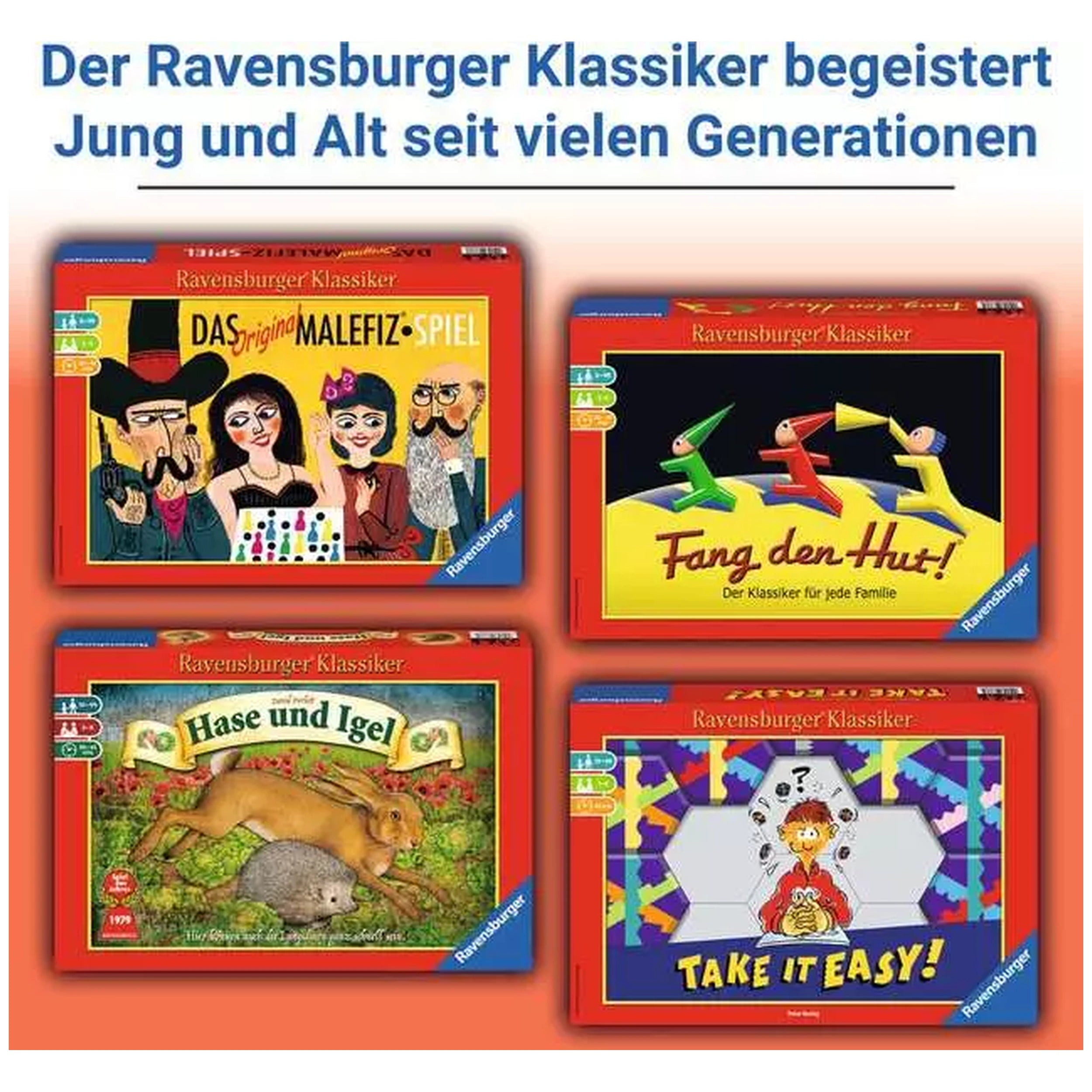 Ravensburger - Fang Den Hut! - Board Game - German Edition
