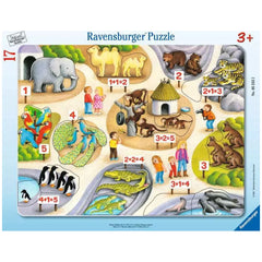 Ravensburger - Compte d'abord jusqu'à 5 - 17 pièces - Puzzles éducatifs