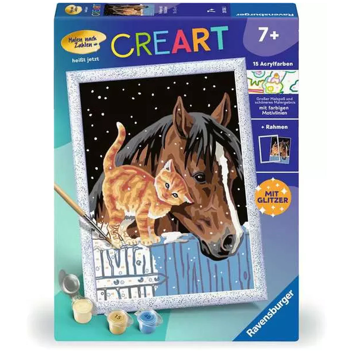 Ravensburger - Poulain avec des chatons - Loisirs créatifs