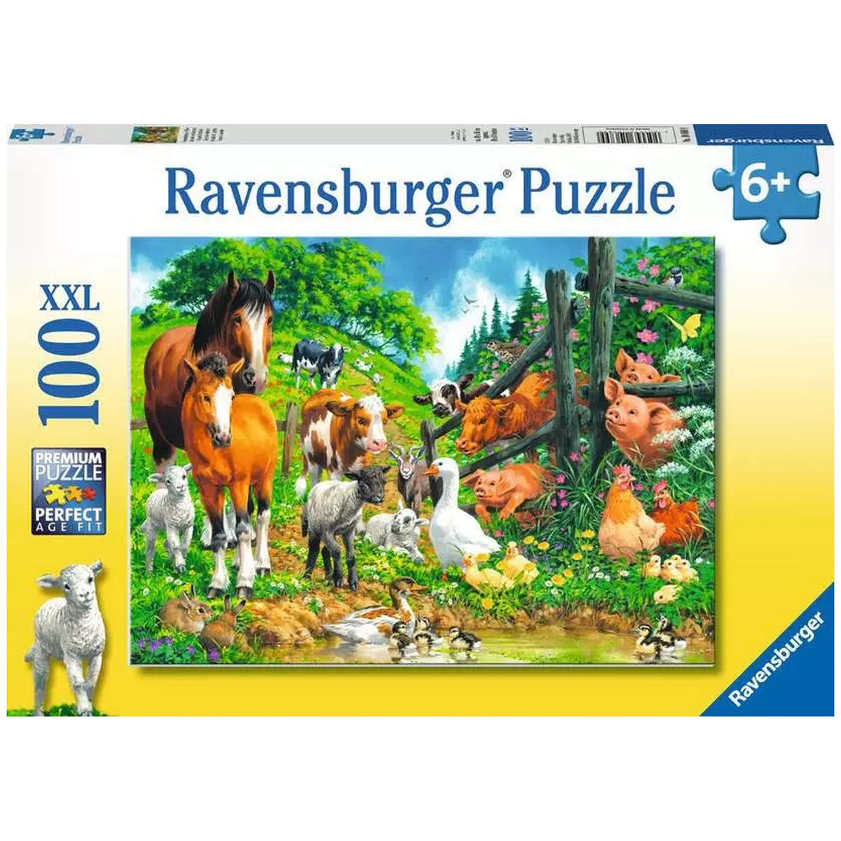 Ravensburger - Gathering Of Animals - 100 Pieces - Puzzles