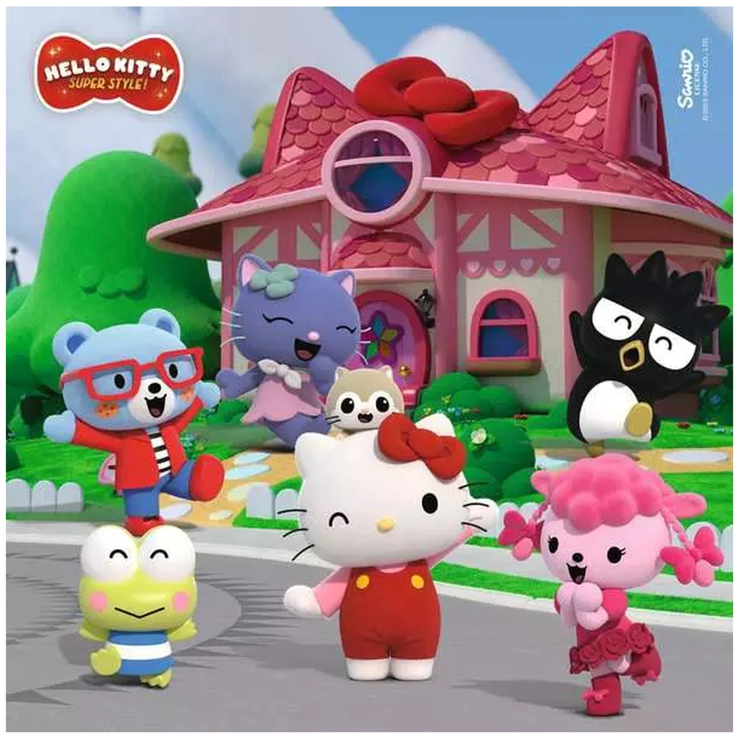 Ravensburger - Hallo Kitty - Adventure In Cherry Town - 3x49 Pieces - Puzzles