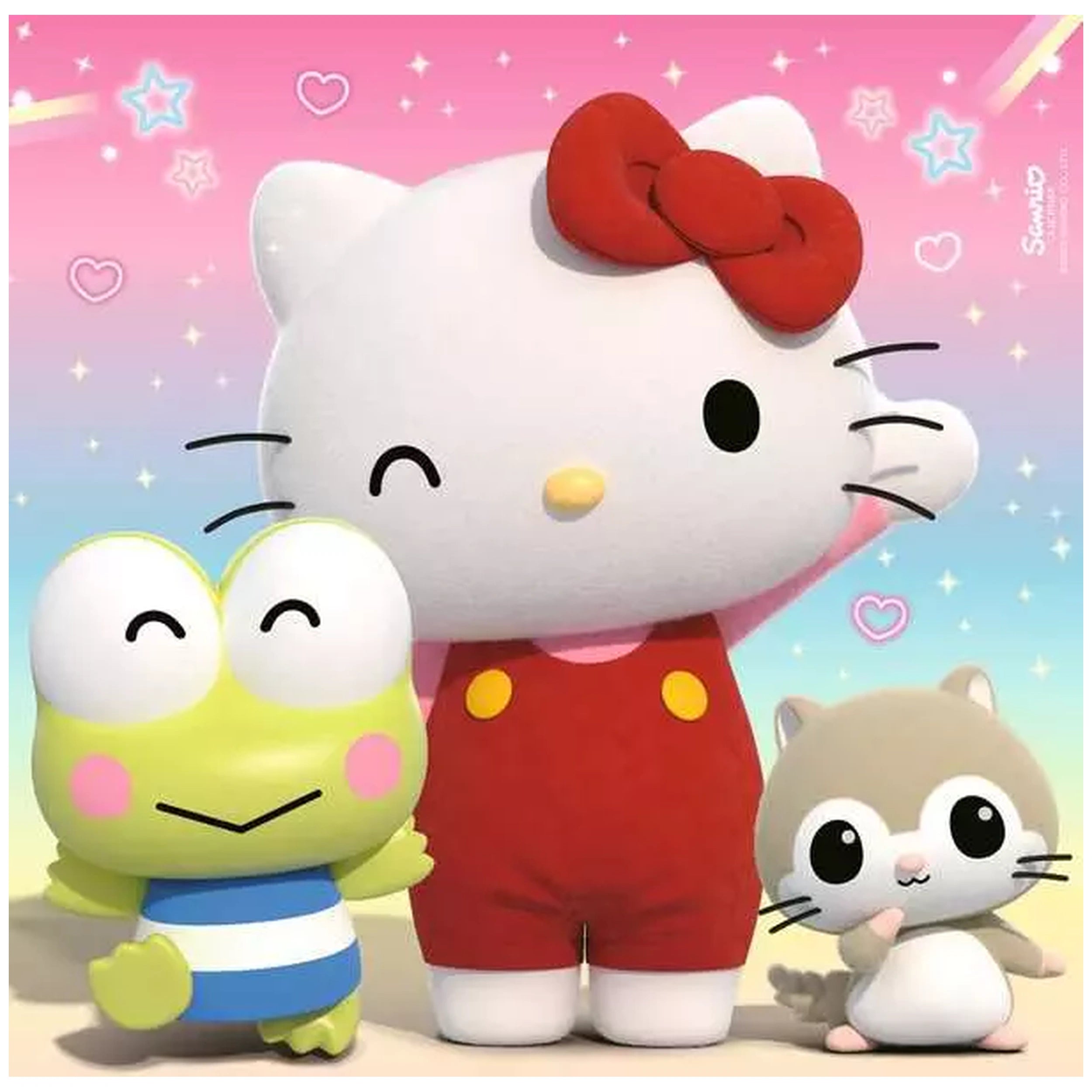 Ravensburger - Hallo Kitty - Adventure In Cherry Town - 3x49 Pieces - Puzzles