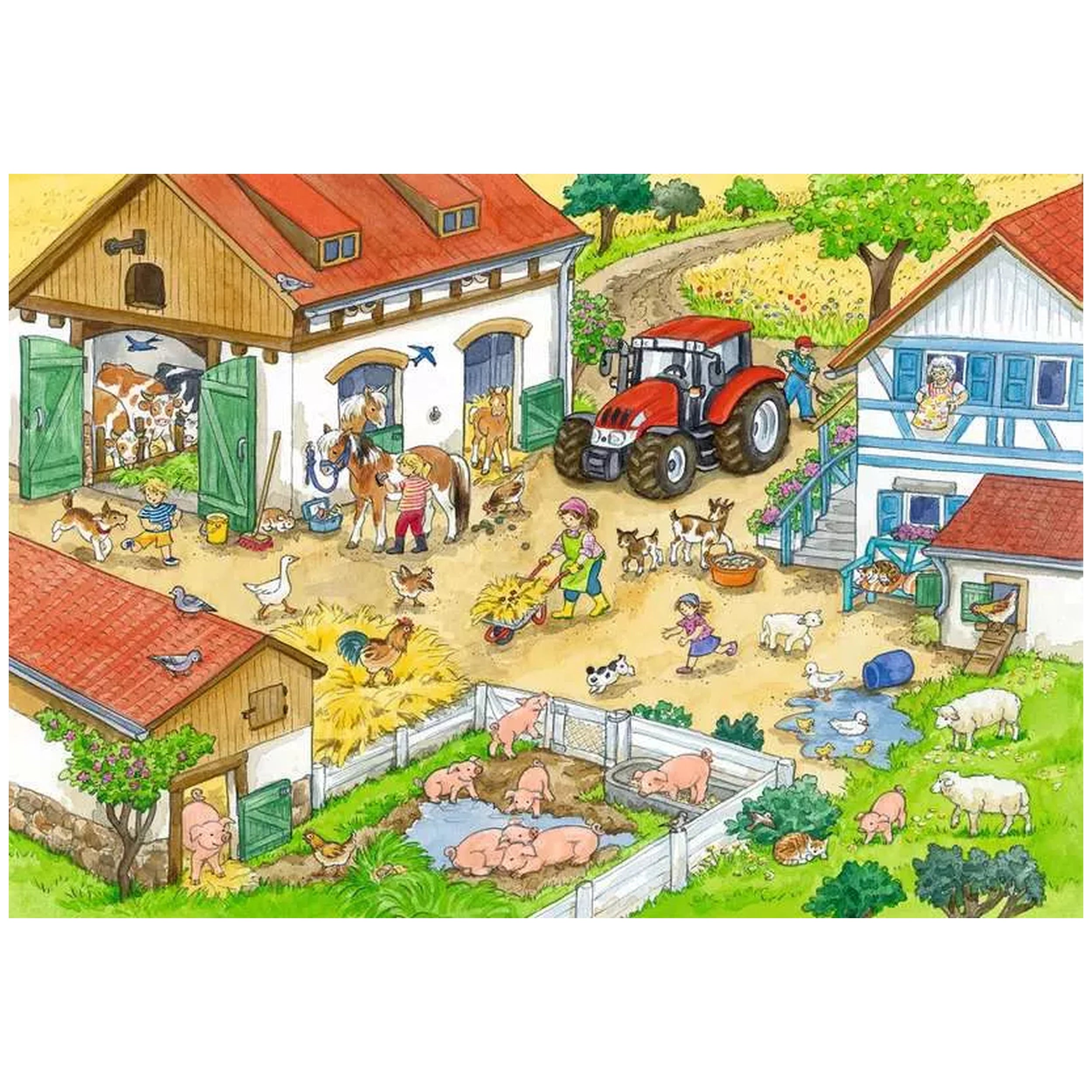 Ravensburger - Happy Country Life - 2x24 Pieces - Puzzles