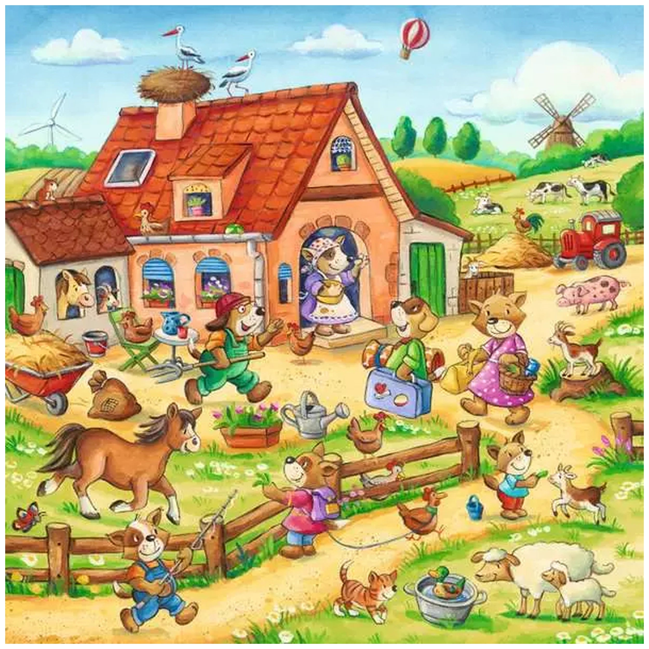 Ravensburger - Holidays In The Country - 3x49 Pieces - Puzzles