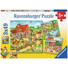 Ravensburger - Holidays In The Country - 3x49 Pieces - Puzzles