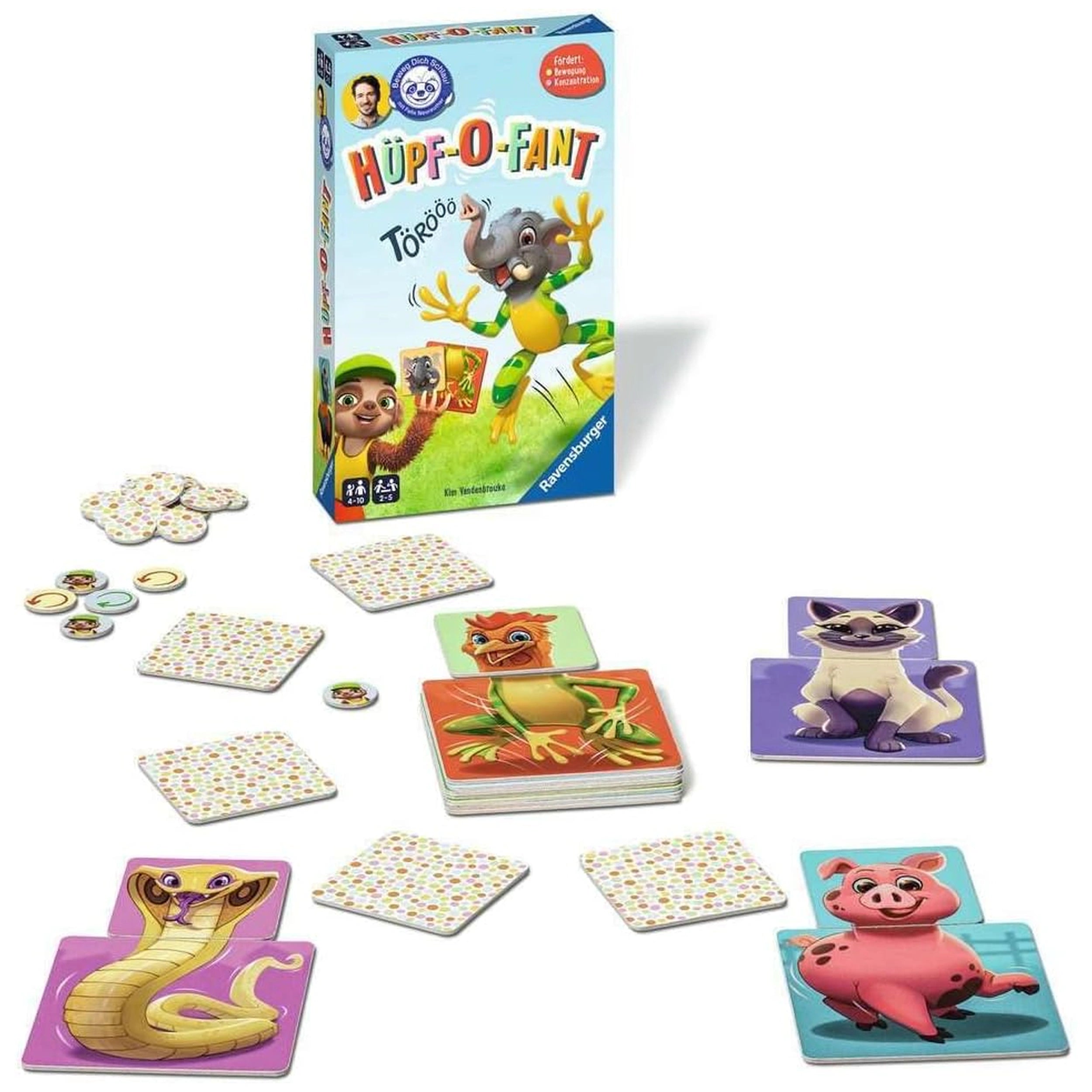 Ravensburger - Hupf-O-Fant - Board Game - German Edition