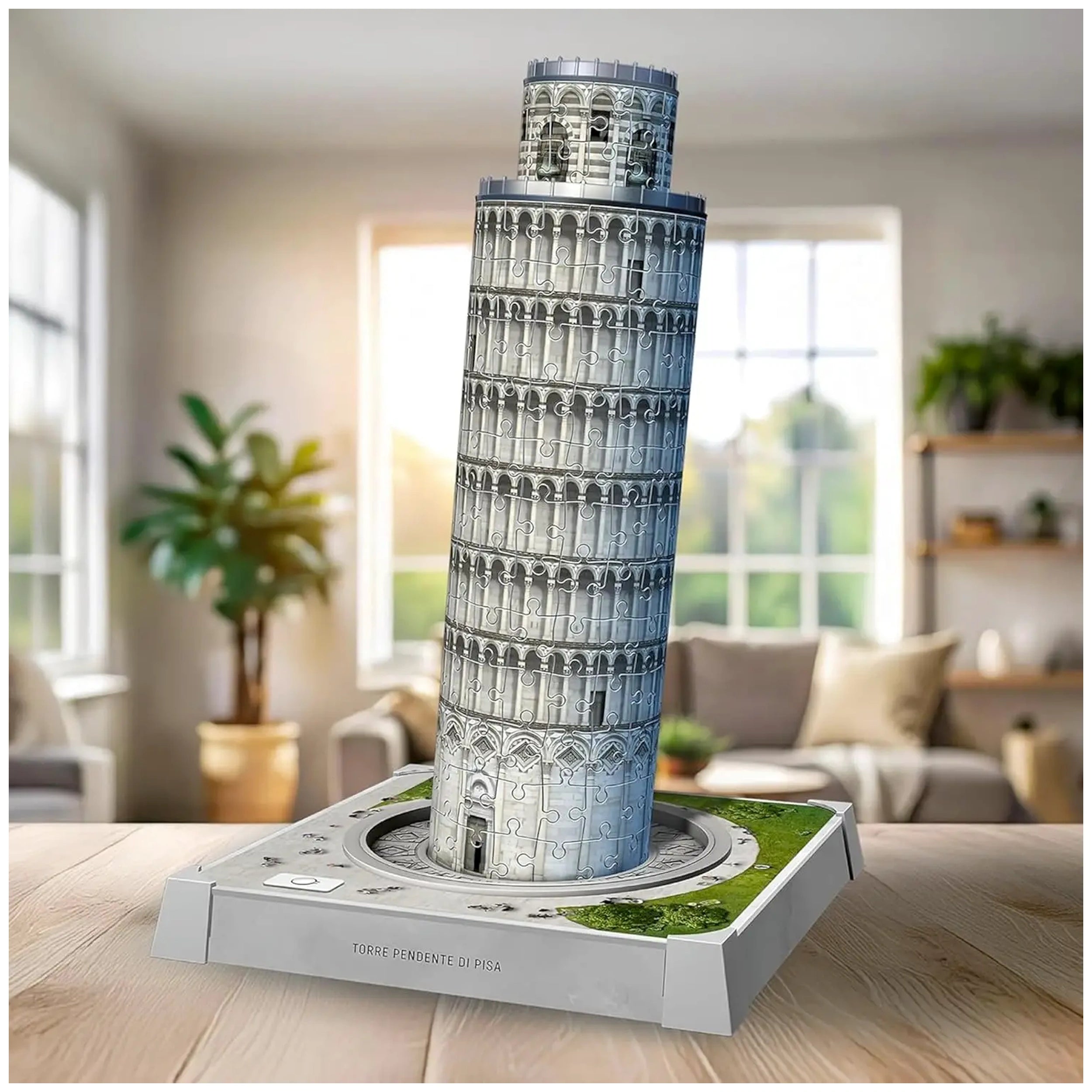 Ravensburger - Iconics 3D Puzzle Leaning Tower of Pisa LED Edition 231 Pcs - Puzzles