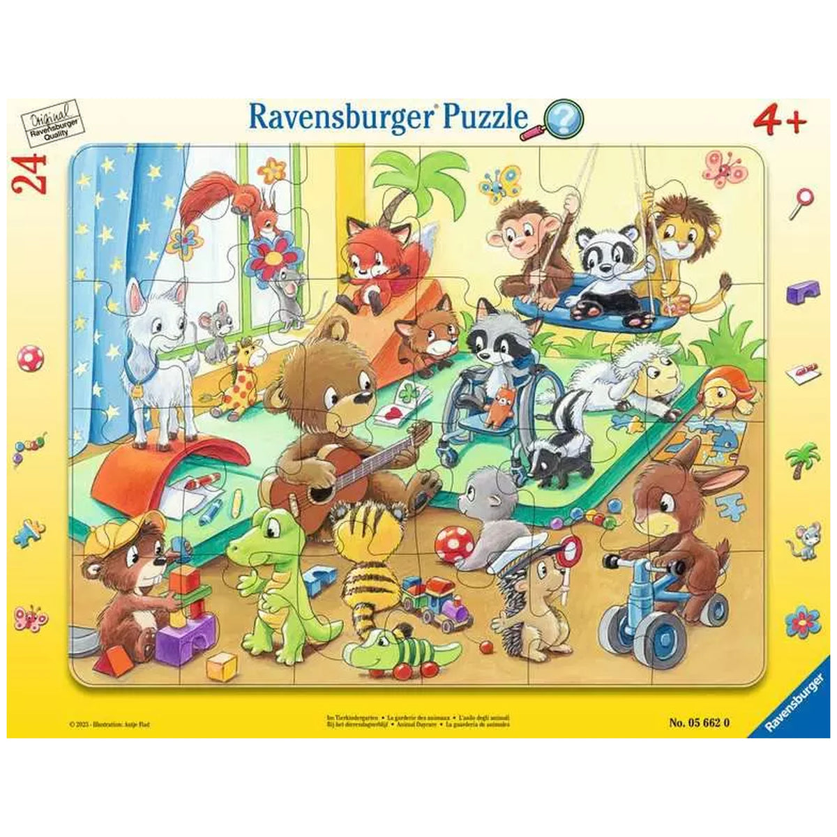 Ravensburger - Dans le jardin d'enfants des animaux - 24 pièces - Puzzles