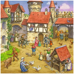 Ravensburger - Tournoi de Chevaliers au Moyen Âge - 3x49 Pièces - Puzzles