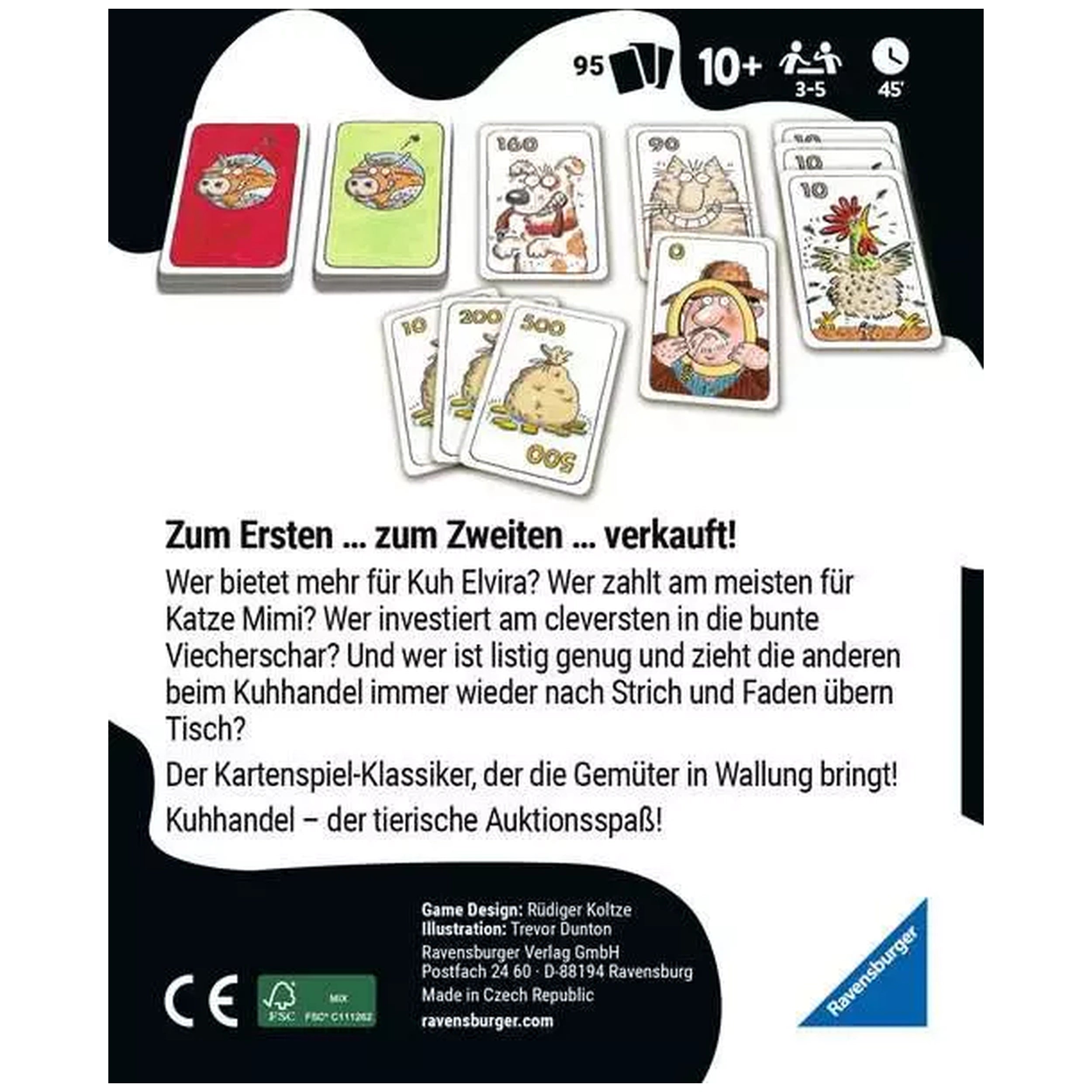 Ravensburger - Kuhhandel - Card Game - German Edition