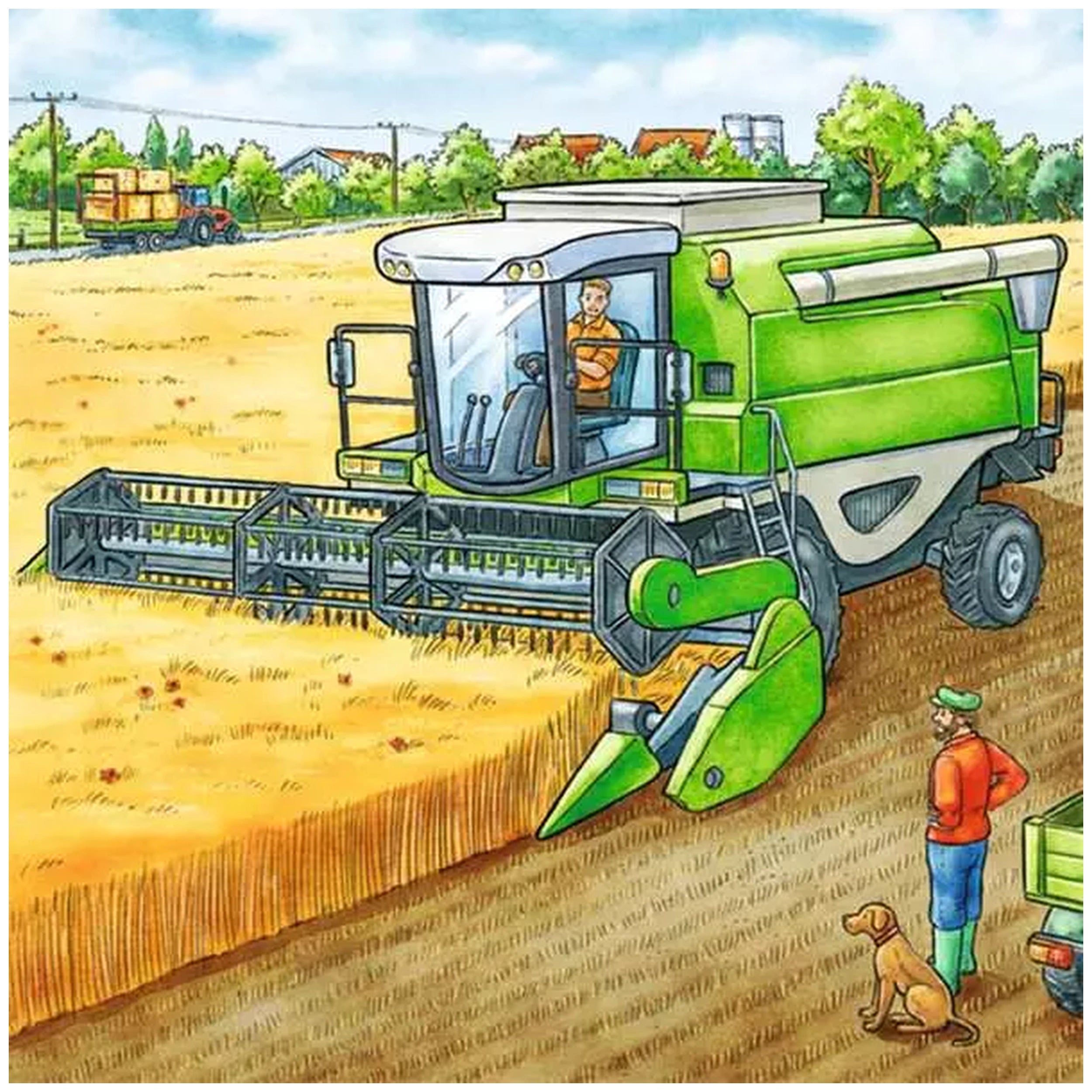 Ravensburger - Grande Machinerie Agricole - 3x49 Pièces - Puzzles