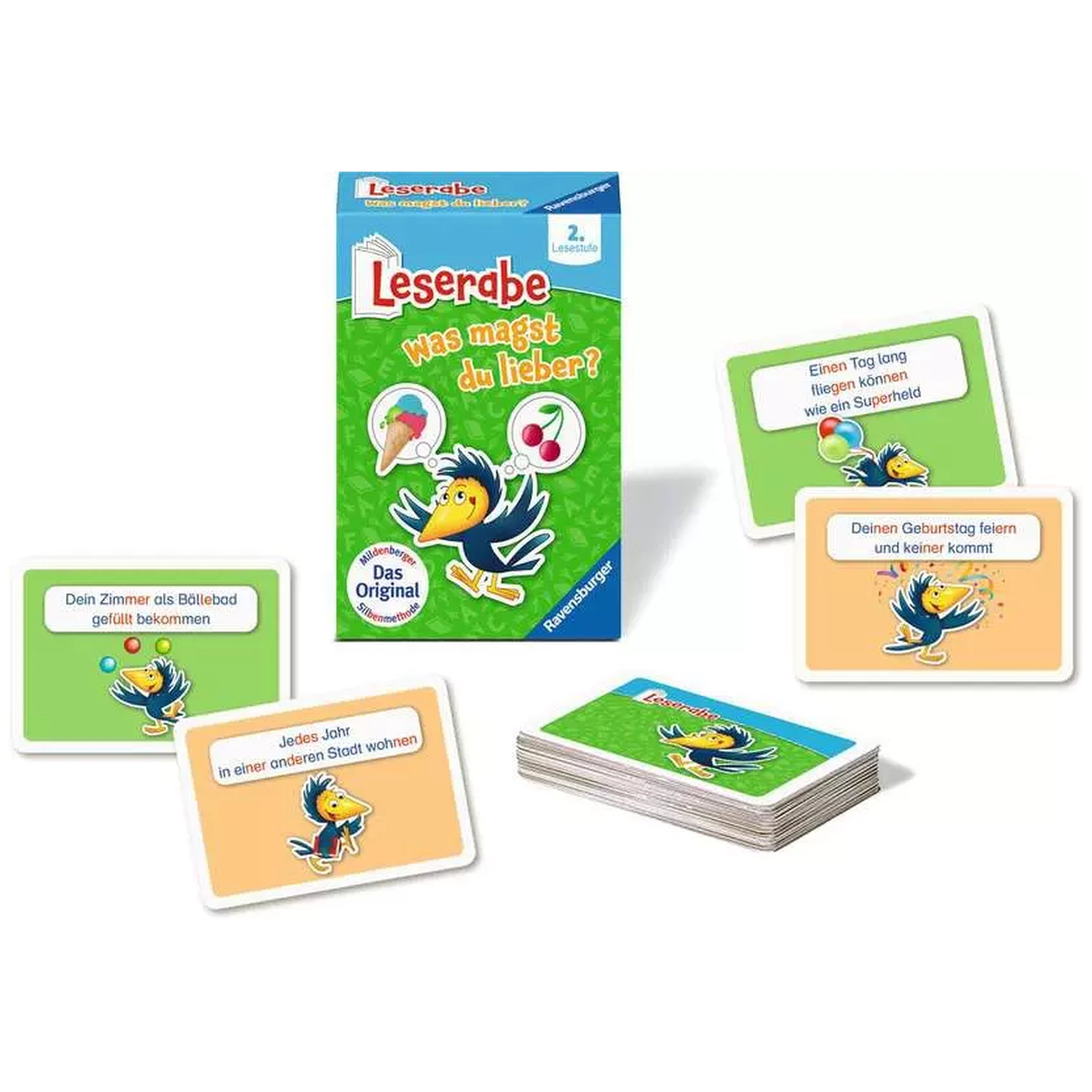 Ravensburger - Leserabe - Quel est ton jeu de cartes préféré ?