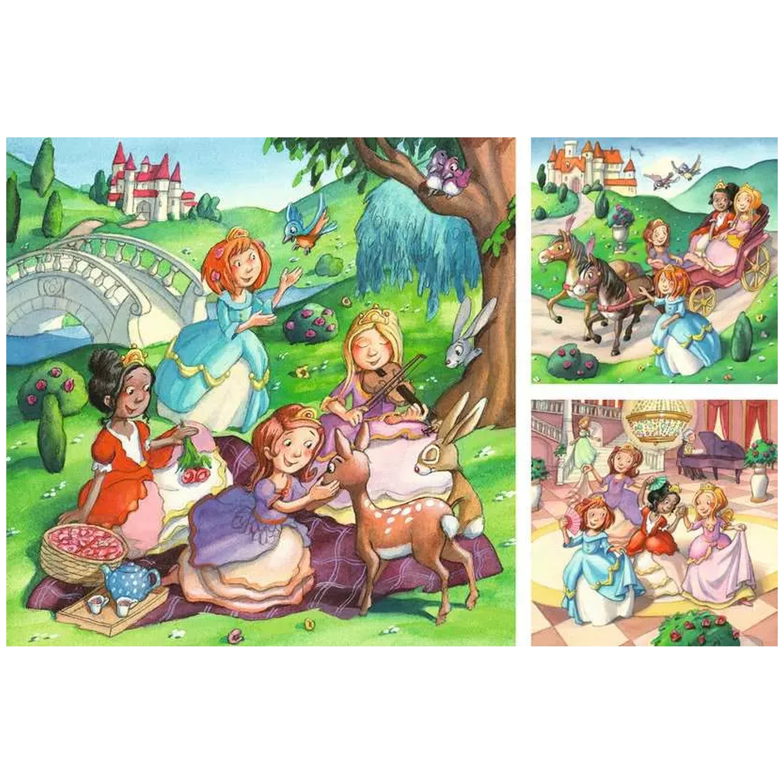 Ravensburger - Little Princesses - 3x49 Pieces - Puzzles