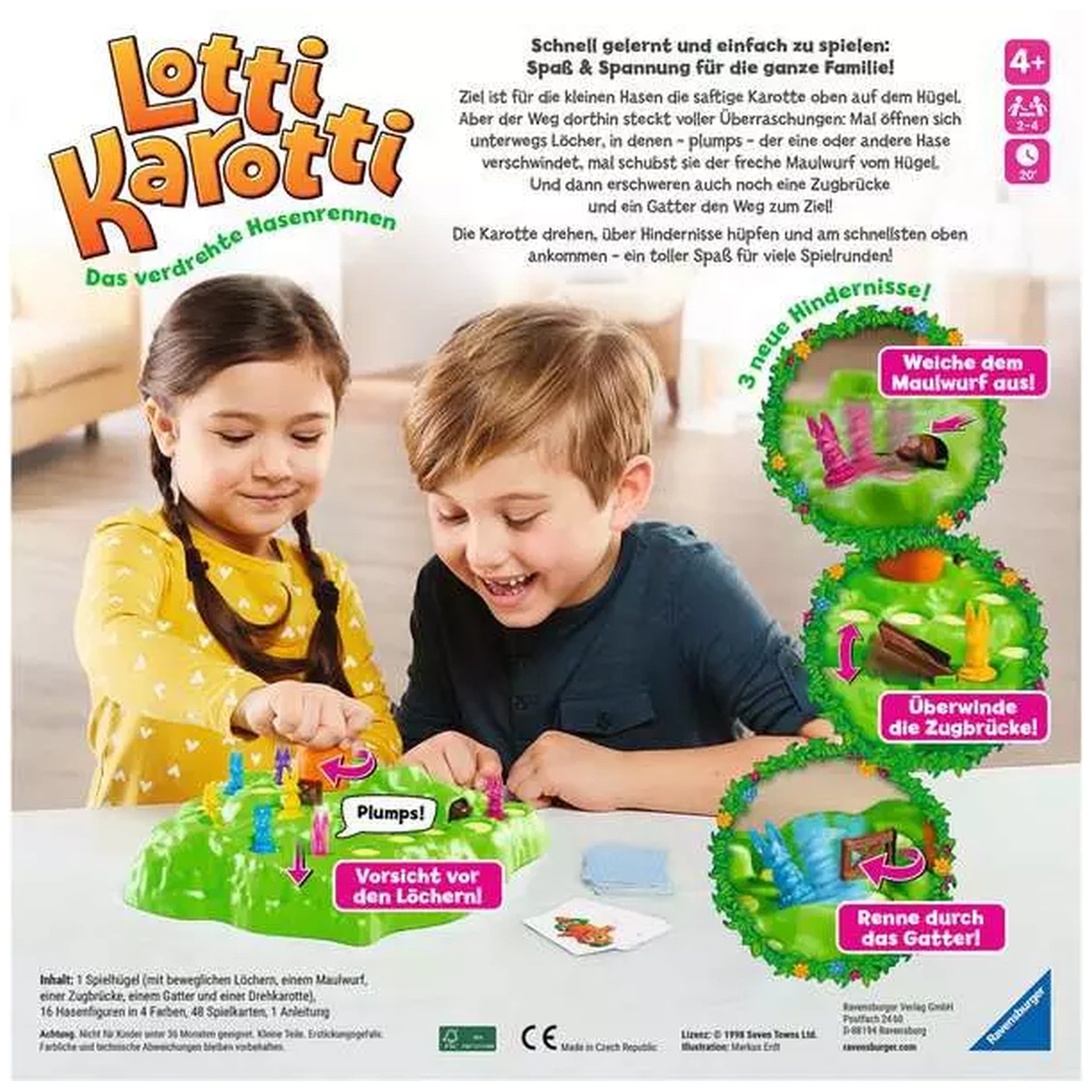 Ravensburger - Lotti Karotti - Board Game - German Edition