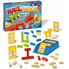 Ravensburger - Make N Break Junior - Board Game - Multi-Language Instructions