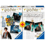 Ravensburger MultiPack Harry Potter - Memory Board Game + 3 Puzzles 25 - 36 - 49 pieces