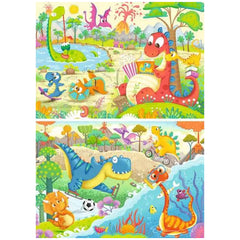 Ravensburger - My Favorite Dinosaurs - 2x12 Pieces - Puzzles