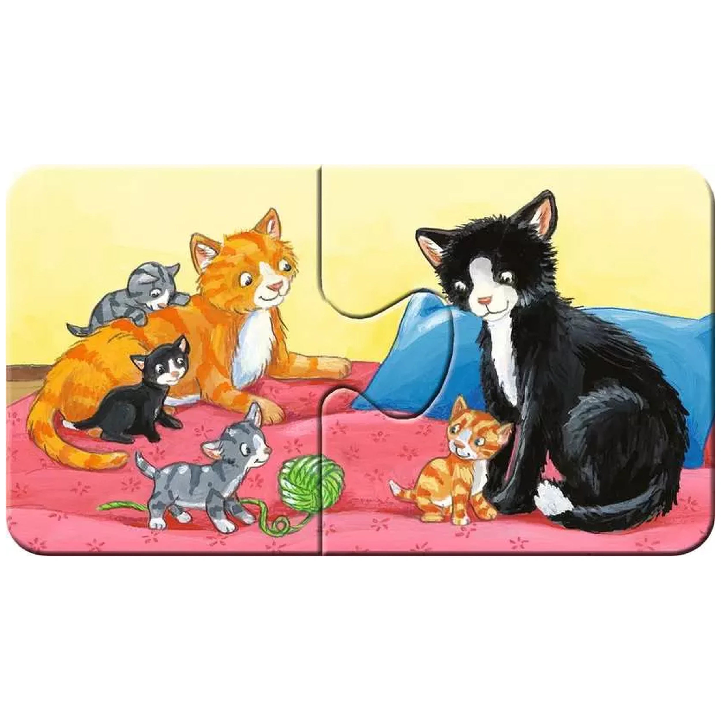 Ravensburger - My First Puzzles - Animal Families On The Farm - 2X9 Pieces - Puzzles