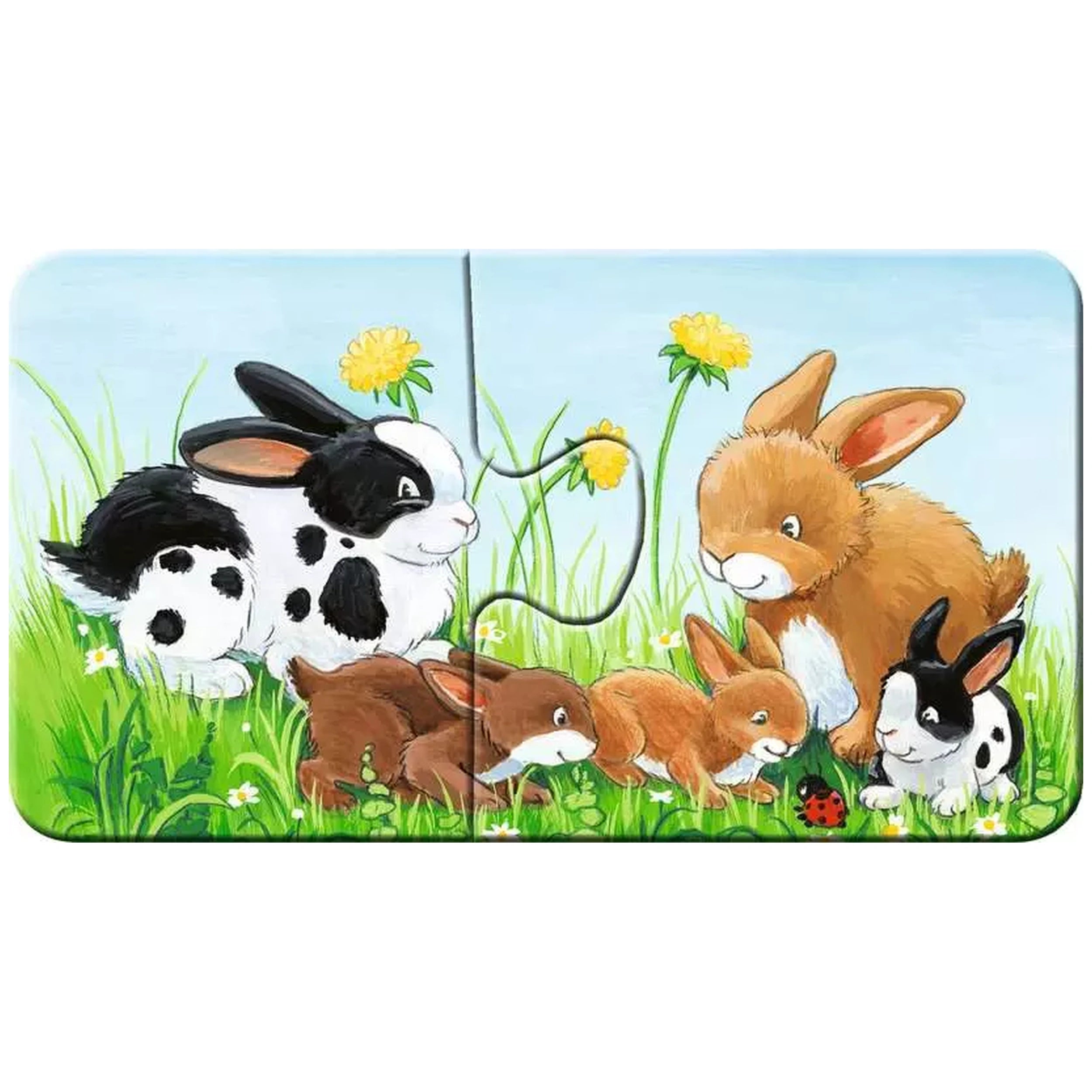Ravensburger - My First Puzzles - Animal Families On The Farm - 2X9 Pieces - Puzzles