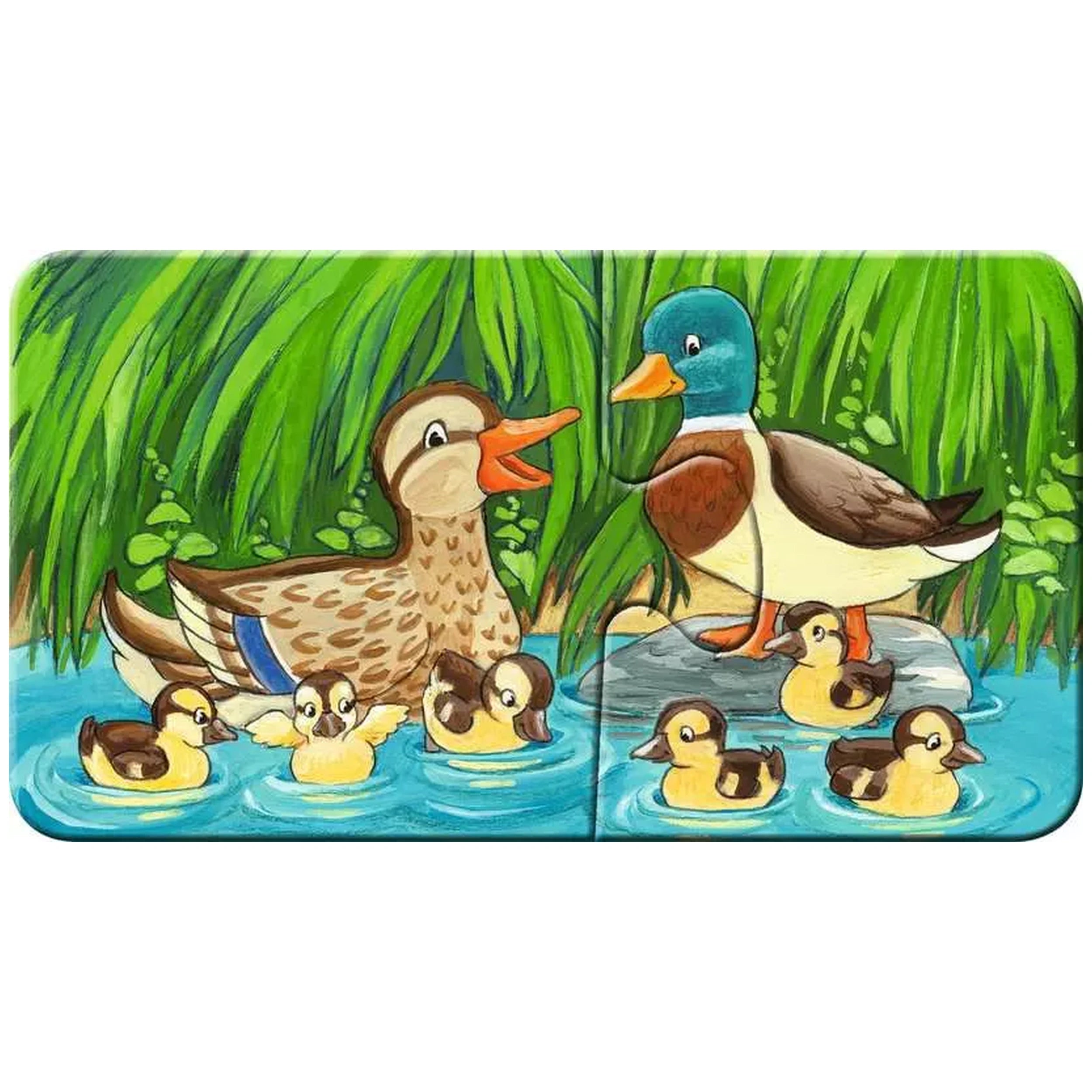 Ravensburger - My First Puzzles - Animal Families On The Farm - 2X9 Pieces - Puzzles