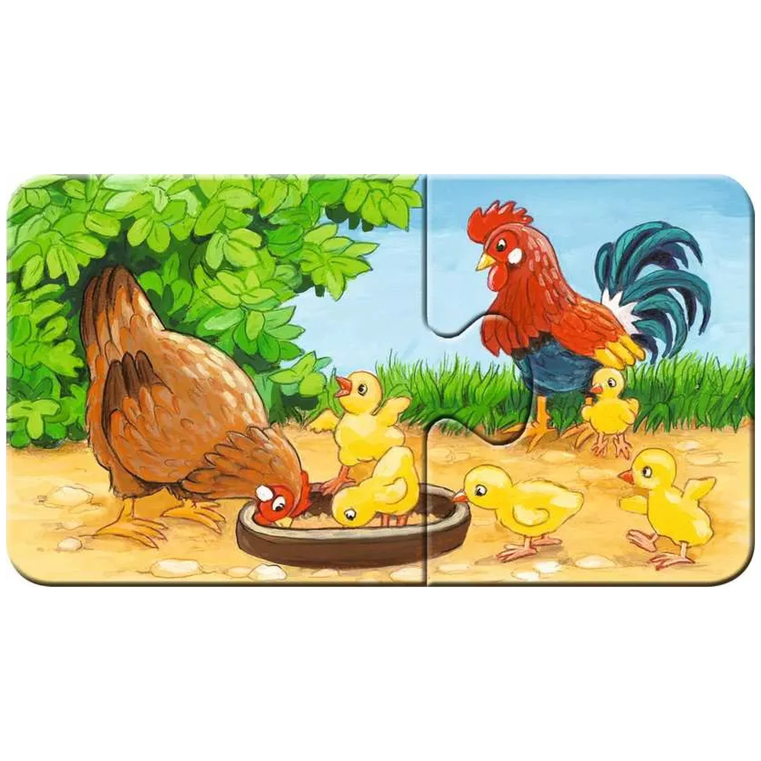 Ravensburger - My First Puzzles - Animal Families On The Farm - 2X9 Pieces - Puzzles