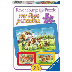 Ravensburger - My First Puzzles - Animal Friends - 3X6 Pieces - Puzzles