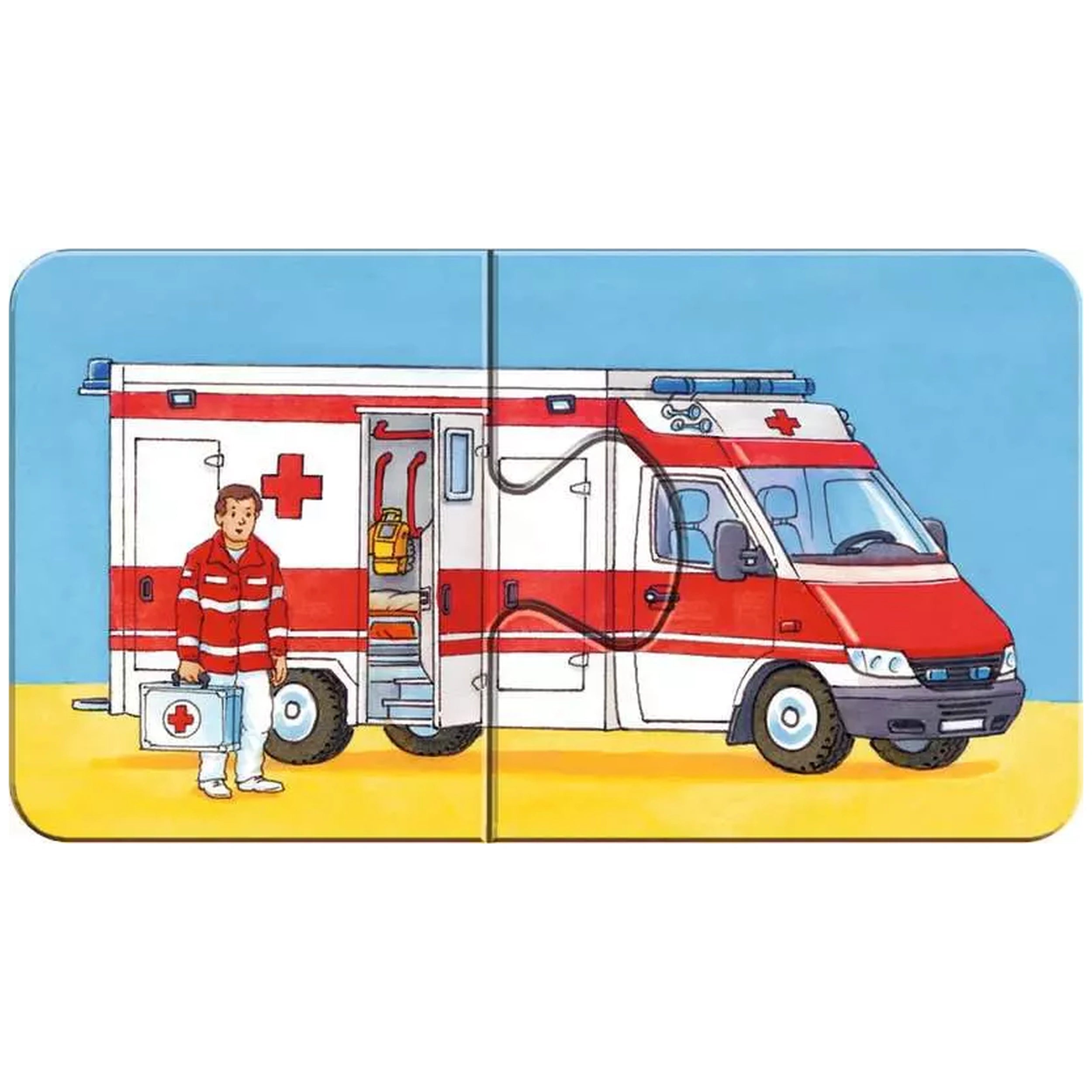 Ravensburger - My First Puzzles - Emergency Vehicles - 9X2 Pieces - Puzzles