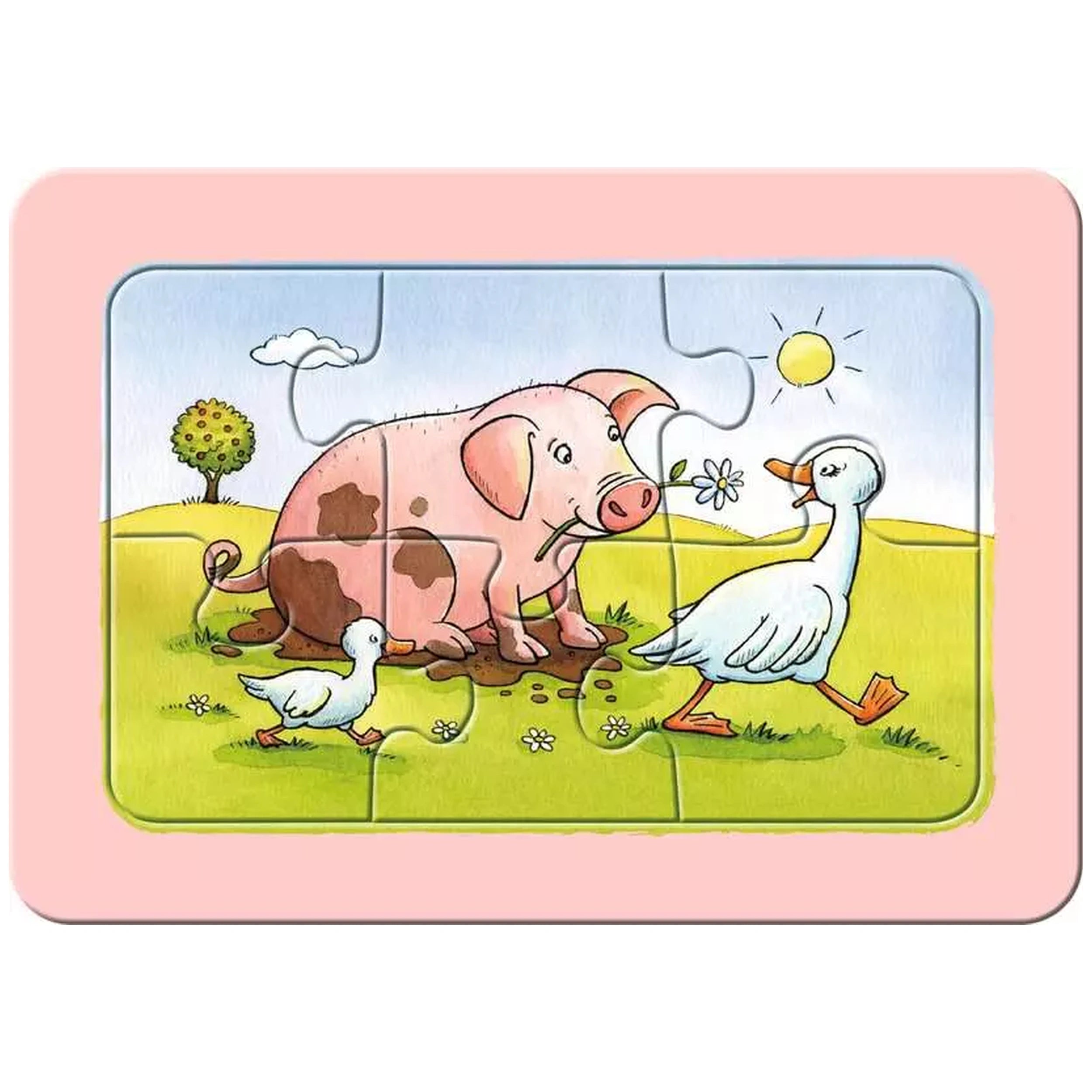 Ravensburger - My First Puzzles - Good Animal Friends - 3X6 Pieces - Puzzles