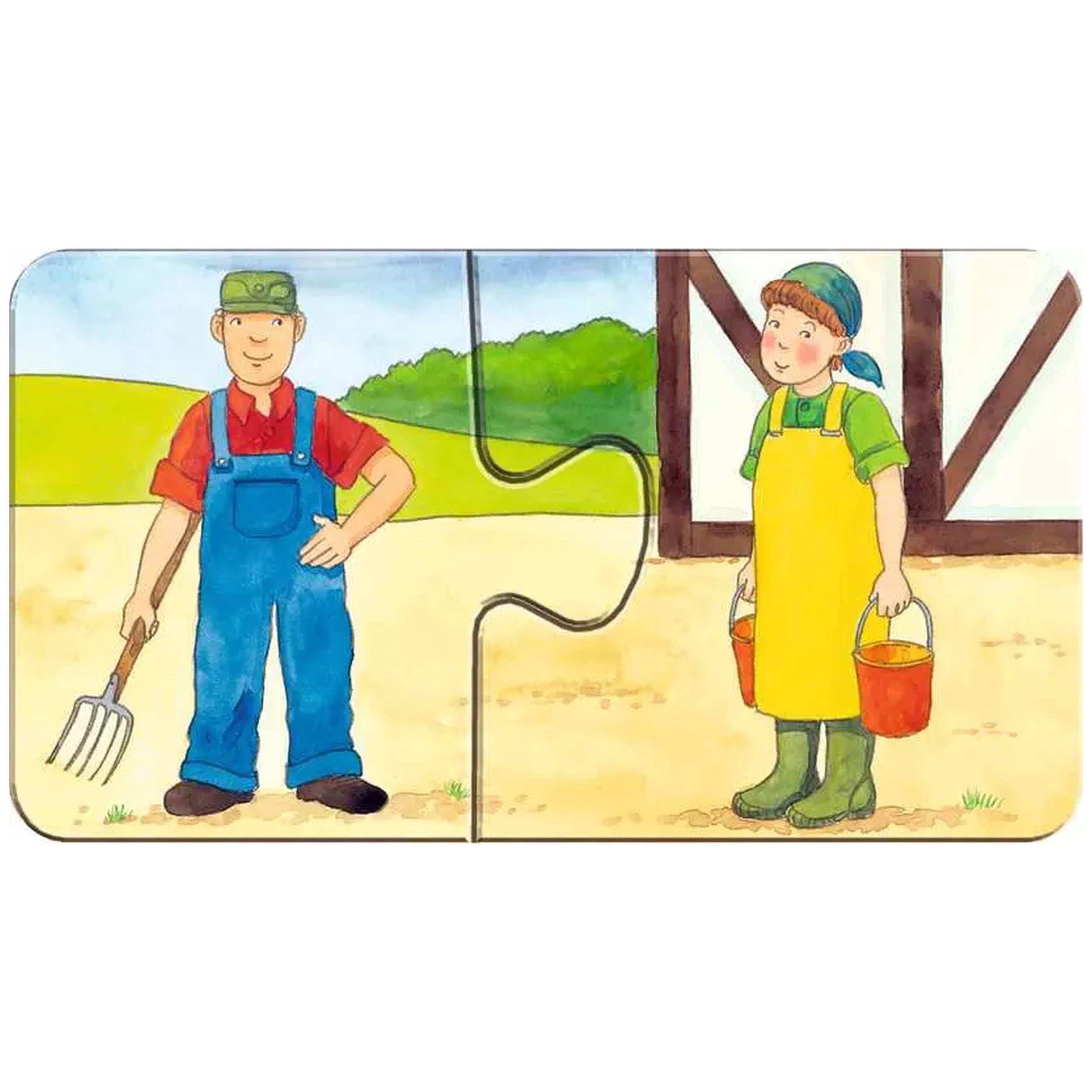Ravensburger - My First Puzzles - On The Farm - 9X2 Pieces - Puzzles