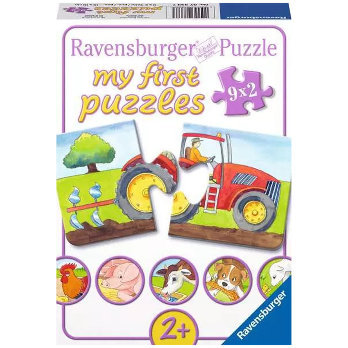 Ravensburger - My First Puzzles - On The Farm - 9X2 Pieces - Puzzles