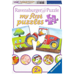 Ravensburger - My First Puzzles - On The Farm - 9X2 Pieces - Puzzles