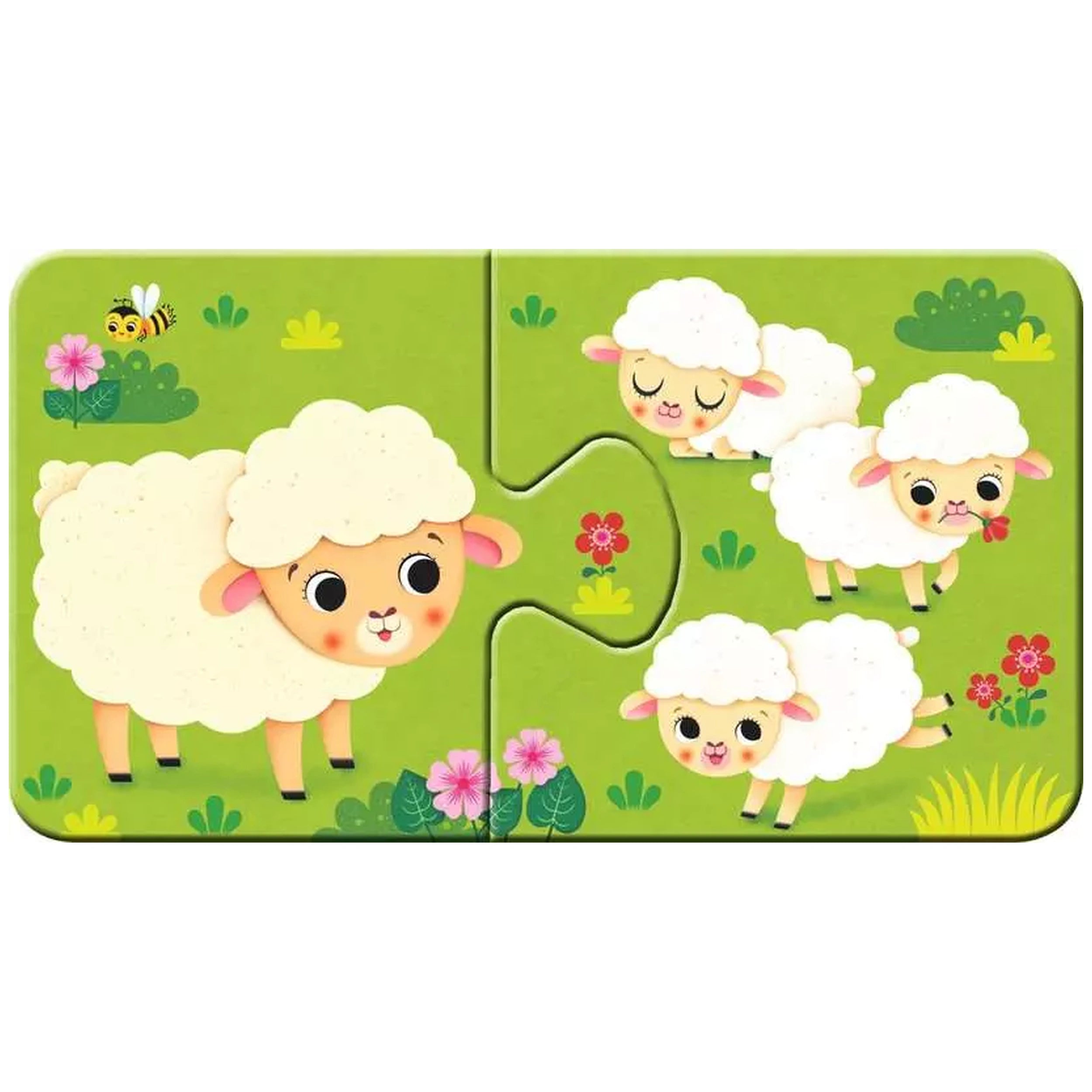 Ravensburger - My Fisr Puzzle - Animals At Their Little Ones