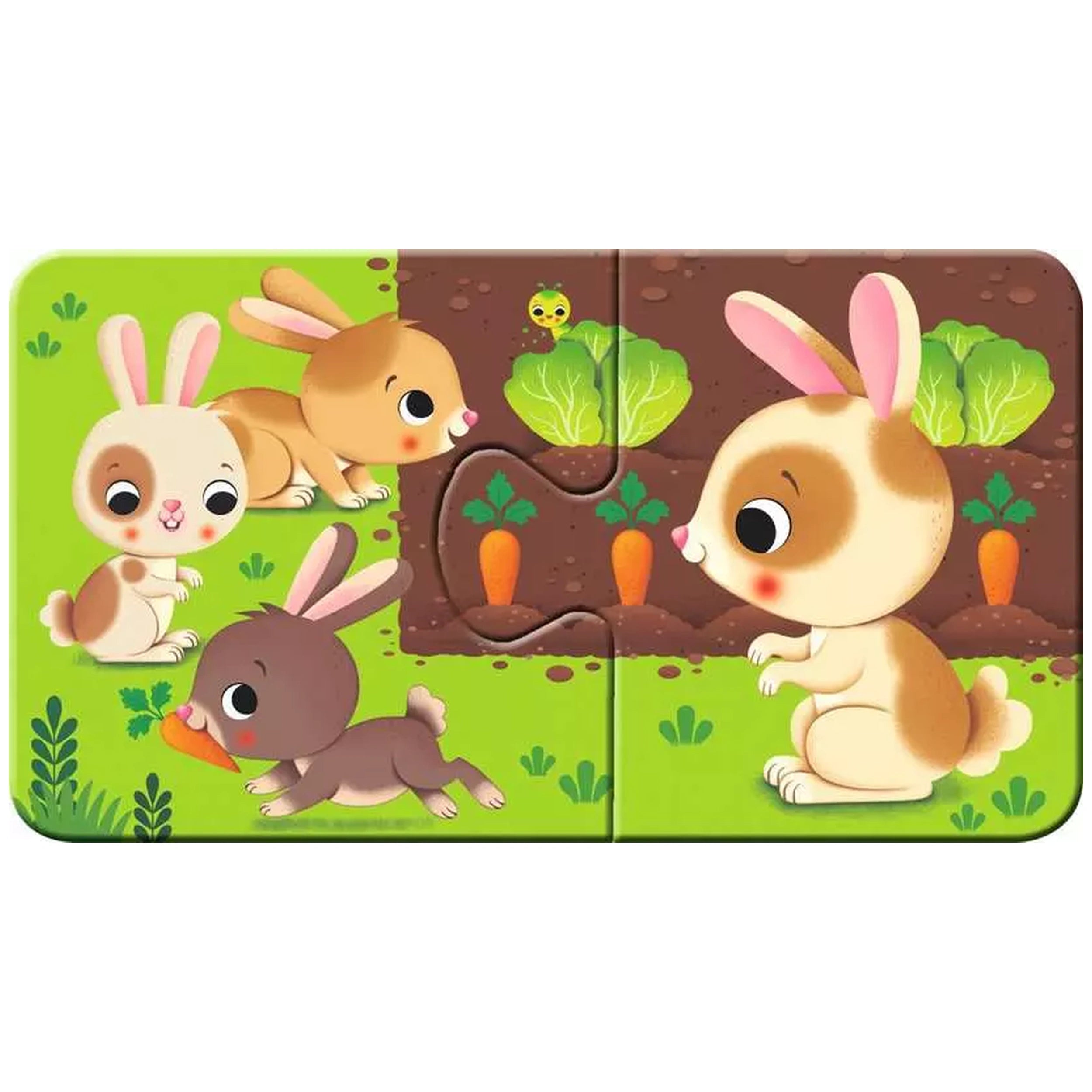 Ravensburger - My Fisr Puzzle - Animals At Their Little Ones